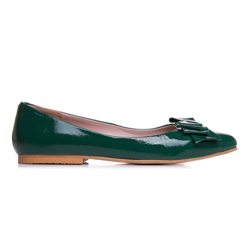 Balerini verde lac,